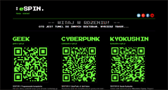 Desktop Screenshot of e-spin.pl